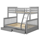 Acme Furniture Haley II 37755 Twin/Full Bunk Bed with Storage IMAGE 3