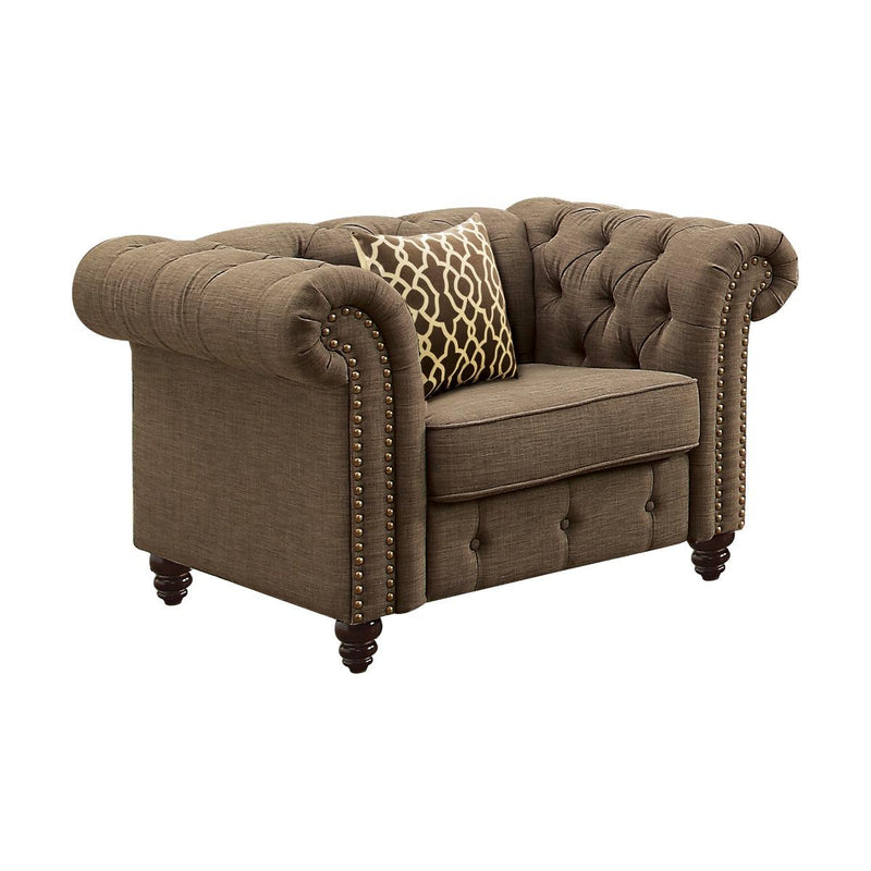 Acme Furniture Aurelia Stationary Fabric Chair 52427 IMAGE 1