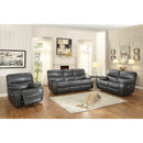Homelegance Pecos Power Reclining Leather Match Sofa 8480GRY-3PW IMAGE 7