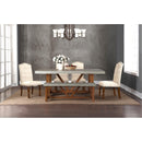 Legends Furniture Bohemian Dining Table with Concrete Top & Trestle Base ZBOH-8010 IMAGE 2