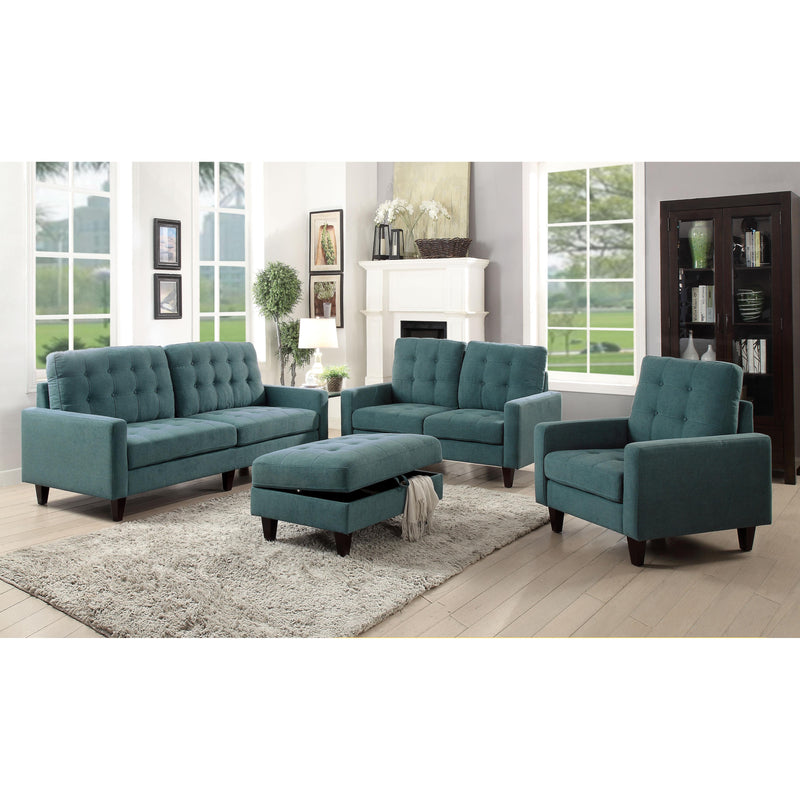 Acme Furniture Nate Stationary Fabric Sofa 50245 IMAGE 2