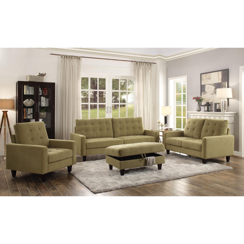 Acme Furniture Nate Stationary Fabric Sofa 50255 IMAGE 2