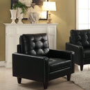 Acme Furniture Nate Stationary Leather Look Chair 50267 IMAGE 1