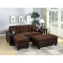 Poundex Fabric 3 pc Sectional F6928 IMAGE 2