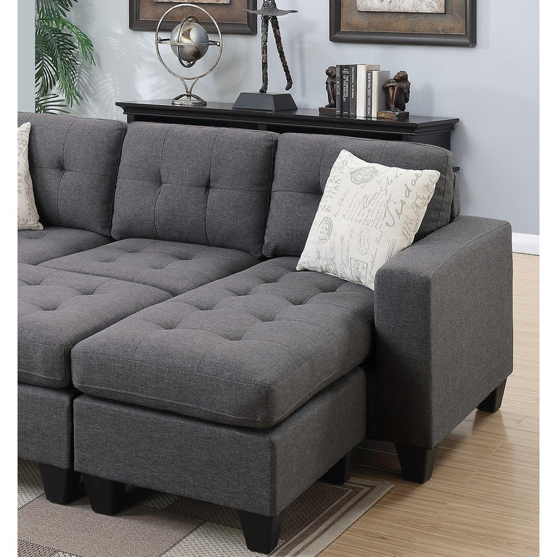 Poundex Fabric 3 pc Sectional F6920 IMAGE 4