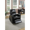 Poundex Swivel Leather Look Recliner F1533 IMAGE 2