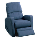 Poundex Swivel Fabric Recliner F1532 IMAGE 1
