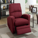 Poundex Swivel Fabric Recliner F1531 IMAGE 1