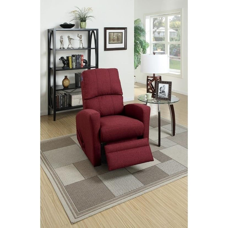 Poundex Swivel Fabric Recliner F1531 IMAGE 2