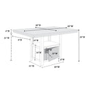 Poundex F2461 Counter Height Table IMAGE 9