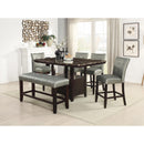 Poundex Counter Height Bench F1757 IMAGE 2