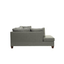 Poundex F7606 3pc Reversible Sectional Sofa Set with Ottoman IMAGE 4