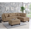 Poundex Fabric 3 pc Sectional Set F7605 IMAGE 1