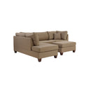Poundex Fabric 3 pc Sectional Set F7605 IMAGE 3