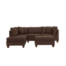 Poundex Fabric 3 pc Sectional Set F7608 IMAGE 2