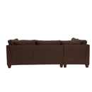 Poundex F7608 3pc Reversible Sectional Sofa Set with Ottoman IMAGE 5