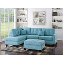 Poundex Fabric 3 pc Sectional F6505 IMAGE 1