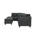 Poundex F6975 3pc Reversible Sectional Sofa Set with Ottoman IMAGE 6
