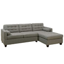 Poundex Fabric 2 pc Sectional F7564 IMAGE 1