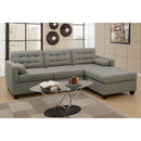 Poundex Fabric 2 pc Sectional F7564 IMAGE 2