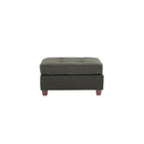 Poundex Fabric Ottoman F6992 IMAGE 3