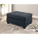 Poundex Fabric Ottoman F6993 IMAGE 1