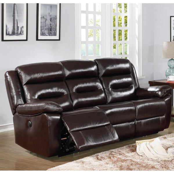 Acme Furniture Flavie Power Reclining Leather Match Sofa 52005 IMAGE 1