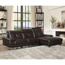 Acme Furniture Aeryn Stationary Polyurethane 2 pc Sectional 52045 IMAGE 1