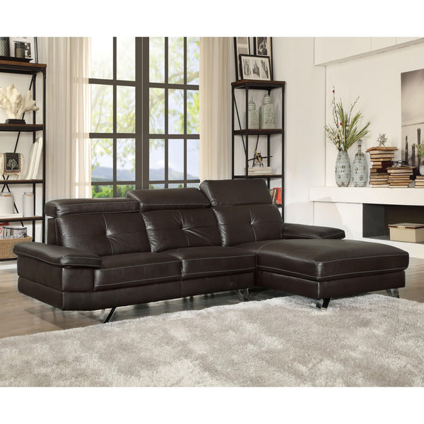 Acme Furniture Aeryn Stationary Polyurethane 2 pc Sectional 52045 IMAGE 1