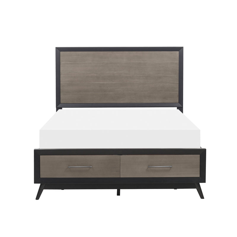 Homelegance Raku Queen Platform Bed with Storage 1711-1* IMAGE 1
