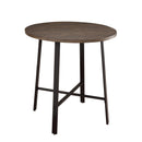 Homelegance Round Chevre Counter Height Dining Table with Trestle Base 5607-36RD IMAGE 2