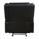 Homelegance Jude Glider Leather Match Recliner 8201BLK-1 IMAGE 4