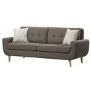 Homelegance Deryn Stationary Fabric Sofa 8327GY-3 IMAGE 2