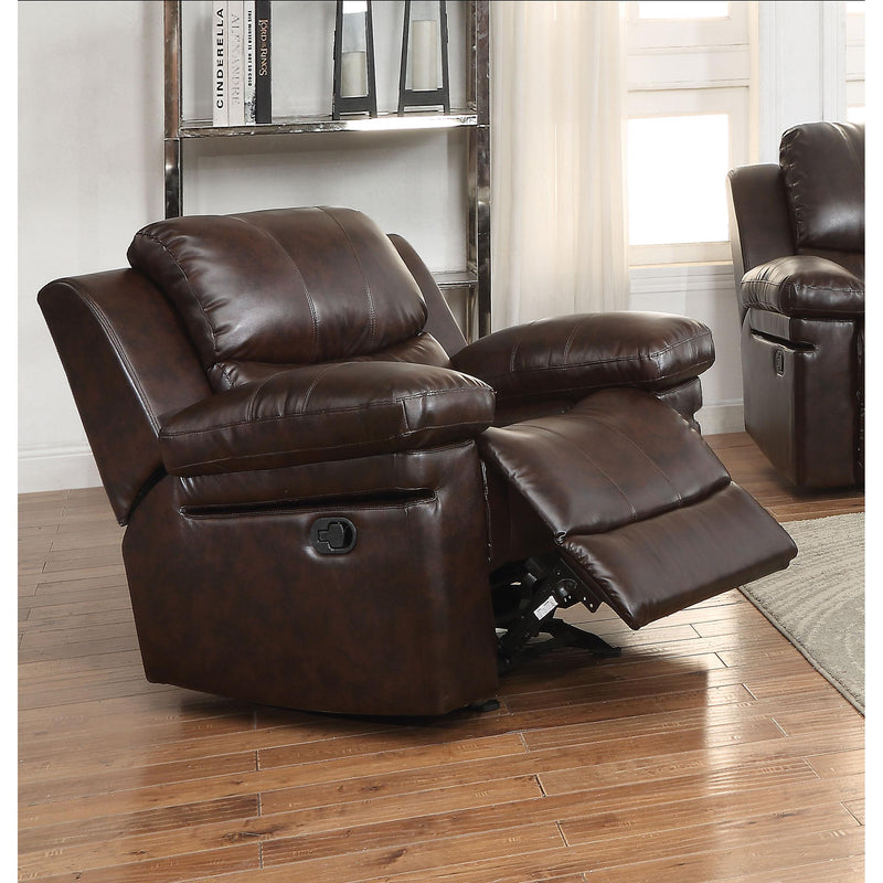 Acme Furniture Xenos Glider Leather-Air Recliner 52142 IMAGE 2