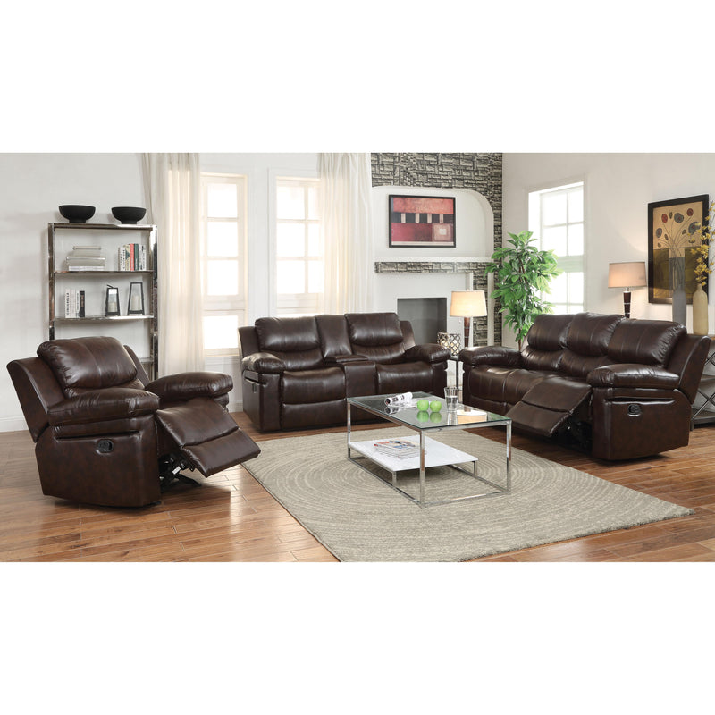 Acme Furniture Xenos Glider Leather-Air Recliner 52142 IMAGE 3
