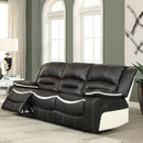 Acme Furniture Broderick Reclining Faux Leather Sofa 52165 IMAGE 1