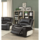 Acme Furniture Broderick Faux Leather Recliner 52167 IMAGE 2