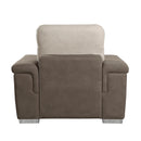 Homelegance Alfio Stationary Fabric Sleeper Chair 9808-1 IMAGE 4