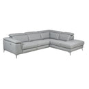 Homelegance Cinque Stationary Leather 2 pc Sectional 8256GY* IMAGE 2