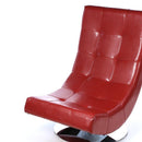 Furniture of America Trinidad Swivel Leather Look Accent Chair CM-AC6912R IMAGE 3