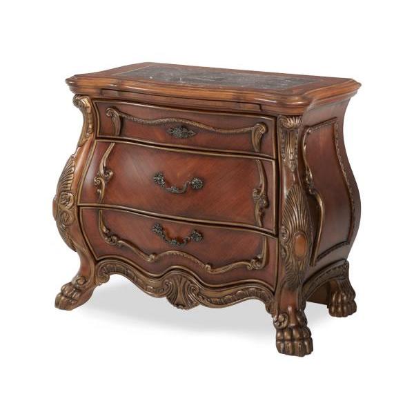 Michael Amini Chateau Beauvais 3-Drawer Nightstand 75040-39 IMAGE 1