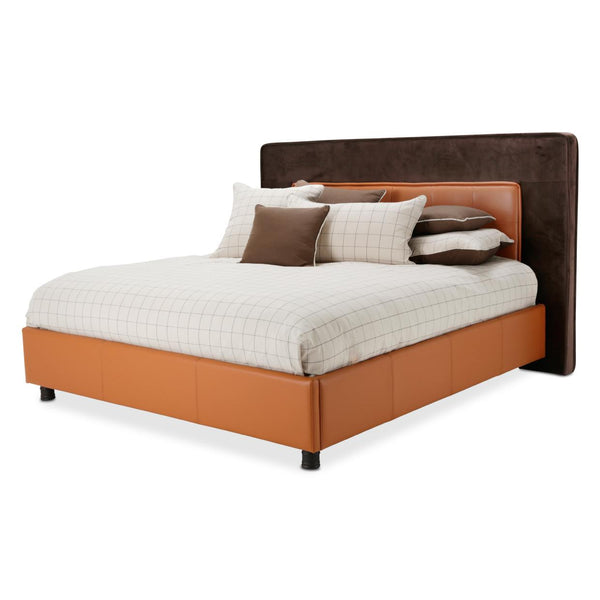 Michael Amini 21 Cosmopolitan Queen Upholstered Panel Bed 9029000QNT-812 IMAGE 1