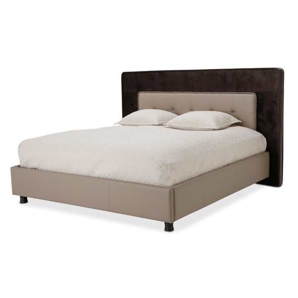 Michael Amini 21 Cosmopolitan California King Upholstered Panel Bed 9029000TCKT-212 IMAGE 1