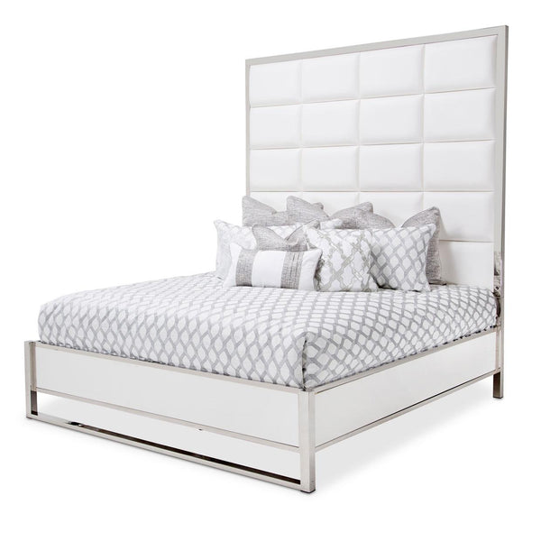 Michael Amini State St. King Upholstered Metal Bed 9016000EK3PT-116 IMAGE 1