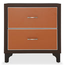 Michael Amini 21 Cosmopolitan 2-Drawer Nightstand 9029040-812 IMAGE 2