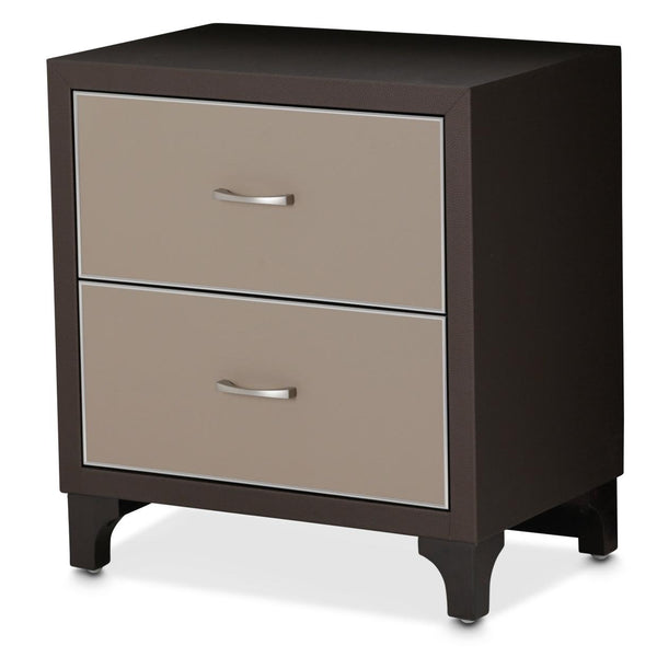 Michael Amini 21 Cosmopolitan 2-Drawer Nightstand 9029040-212 IMAGE 1