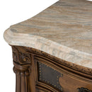 Michael Amini Eden's Paradise 3-Drawer Nightstand 9055040-211 IMAGE 3