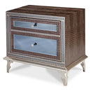 Michael Amini Hollywood Swank 2-Drawer Nightstand 03040-33 IMAGE 1