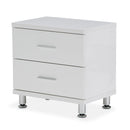 Michael Amini Horizons 2-Drawer Nightstand 9012640-108 IMAGE 1