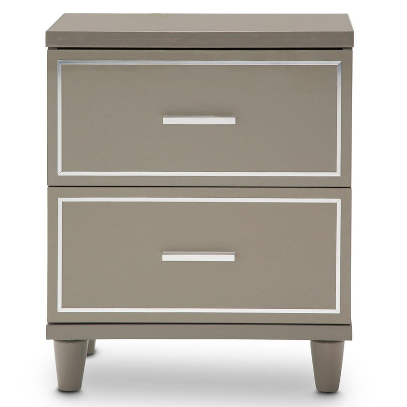 Michael Amini Urban Place 2-Drawer Nightstand 9027640-803 IMAGE 2